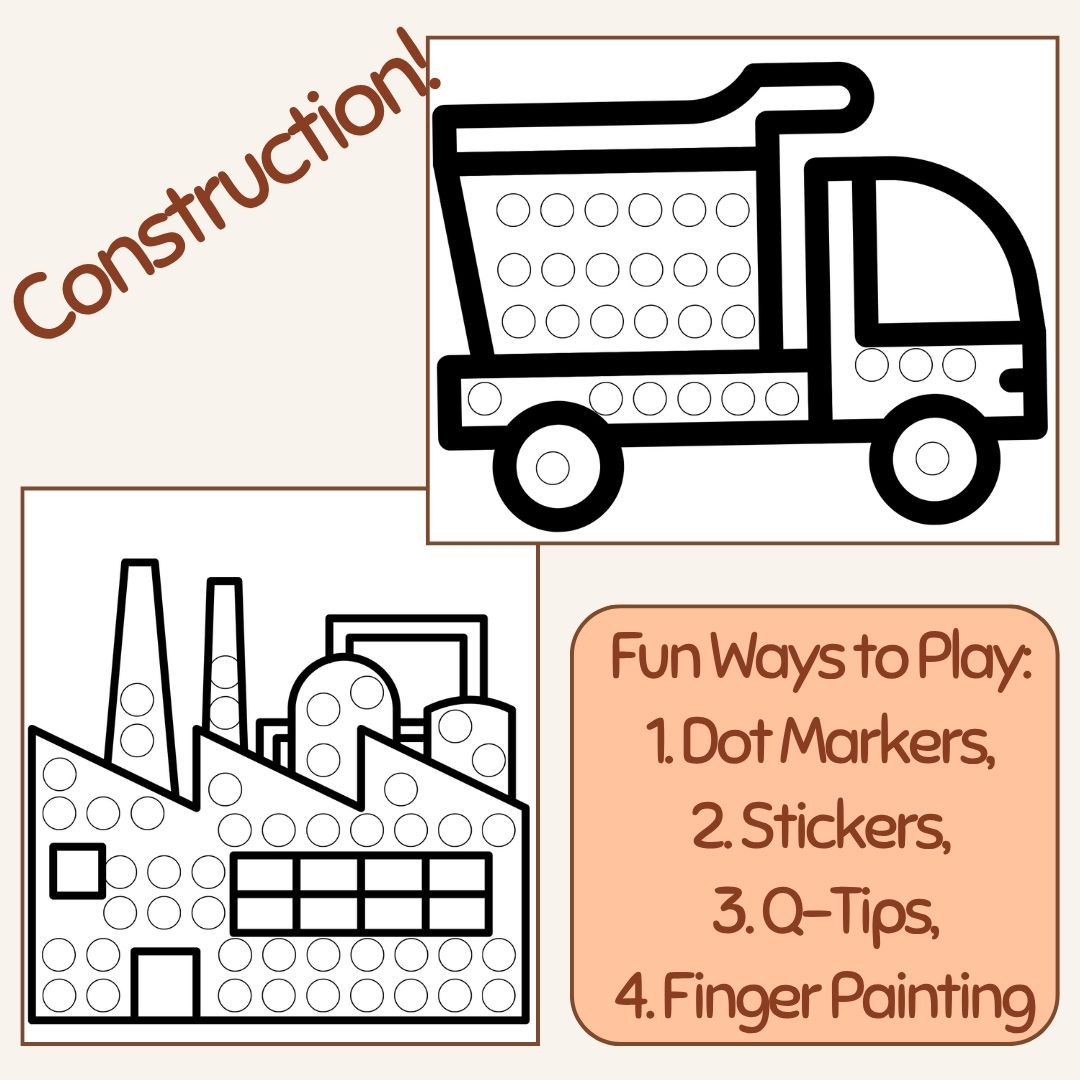 construction dot activity fun