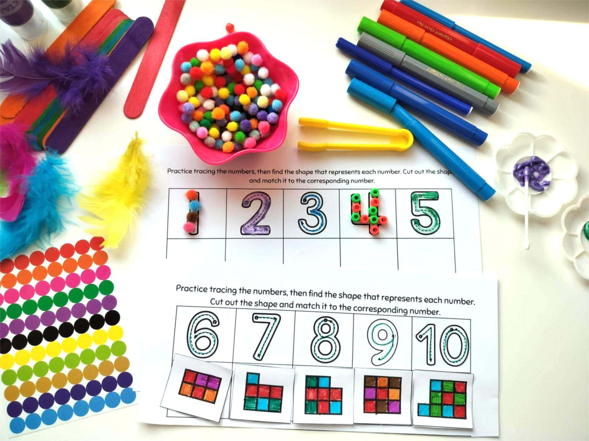 numeral formation activity