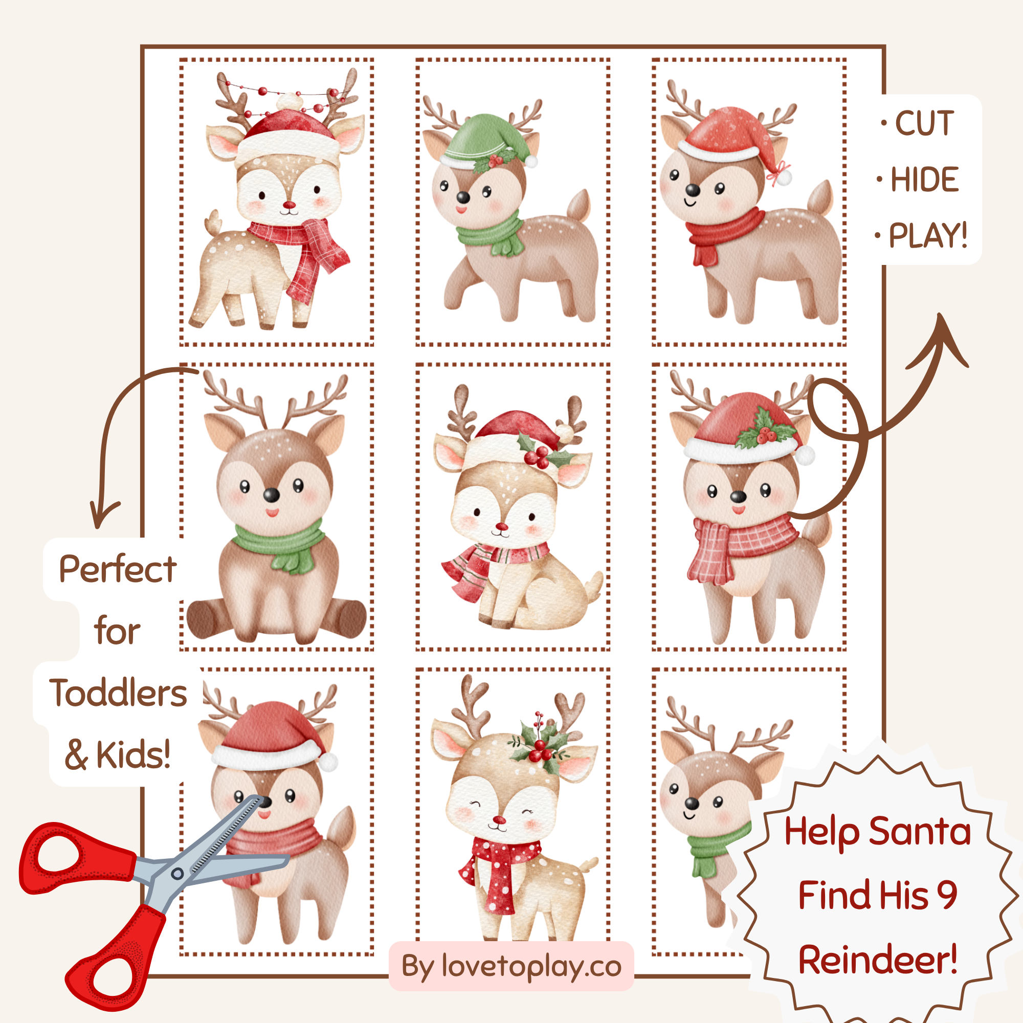 christmas printable activity for kids
