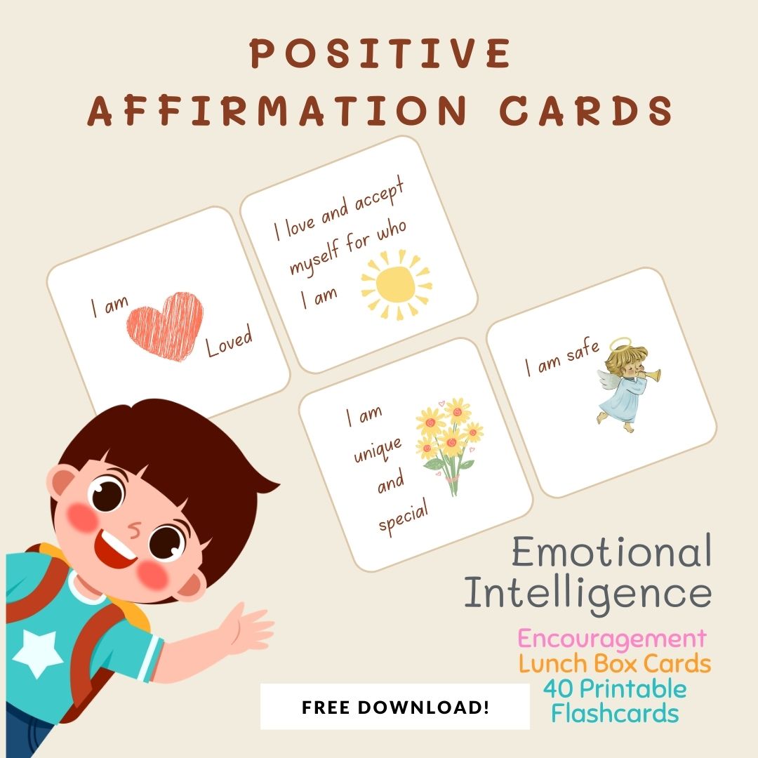 free printable kids affirmation cards