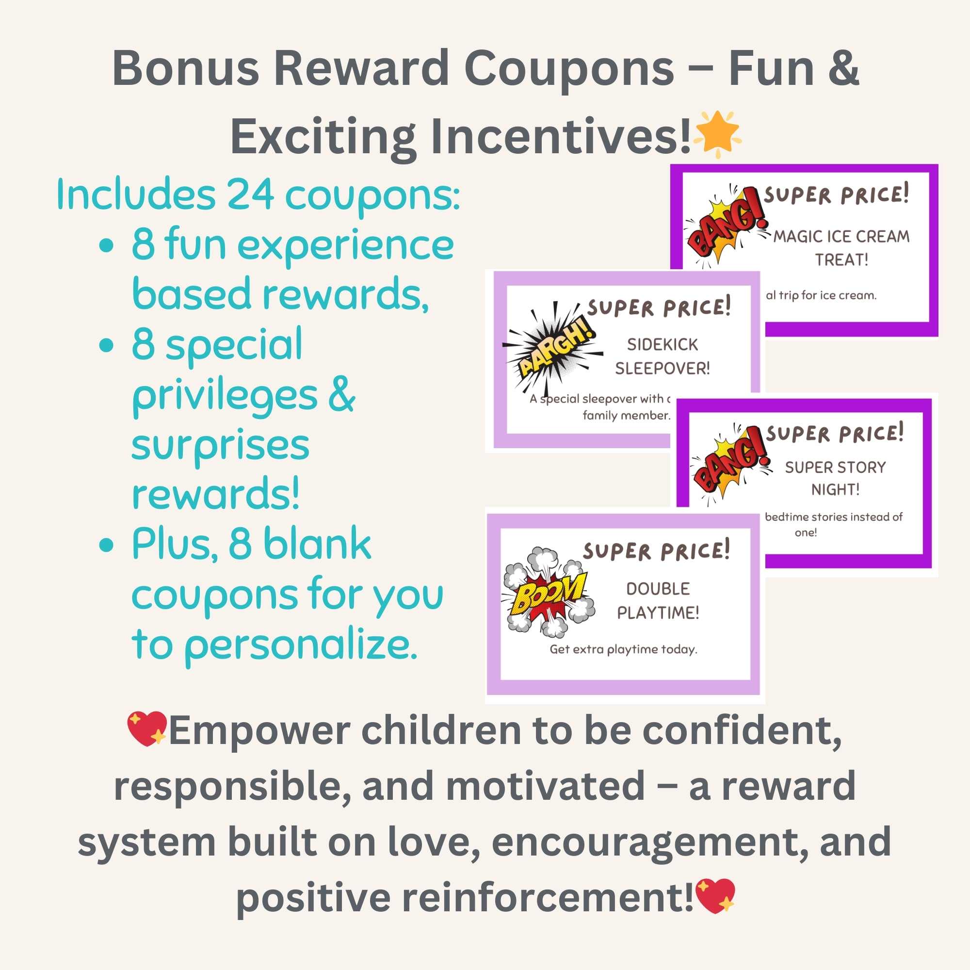 reward chart for positive parenting