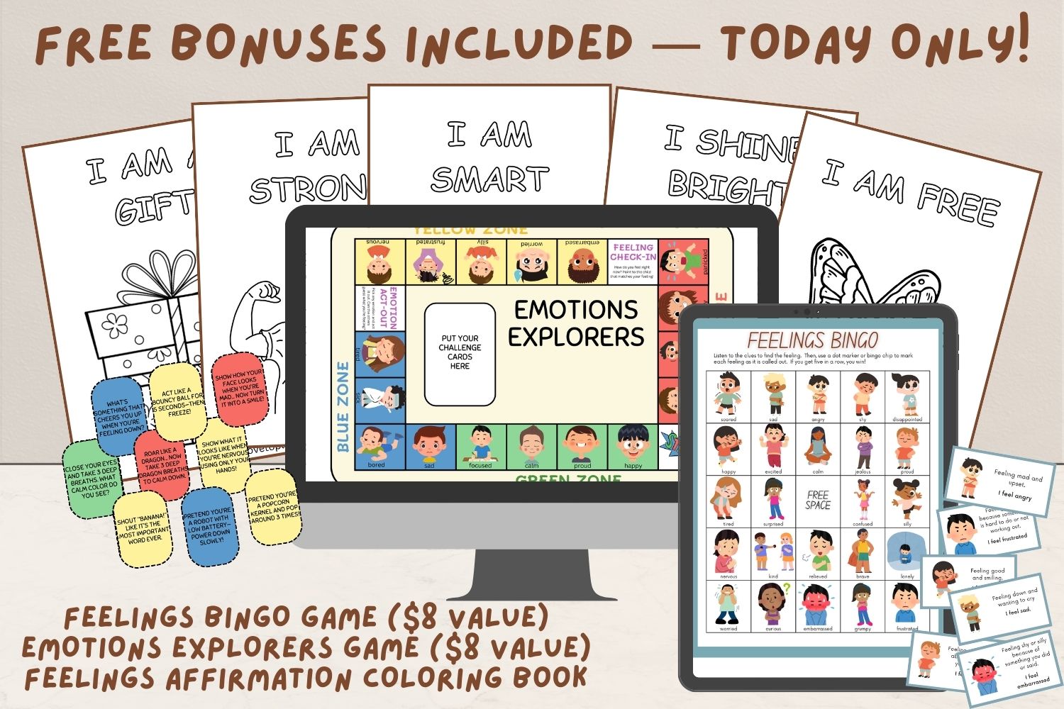 FREE AND FUN FEELINGS GAMES