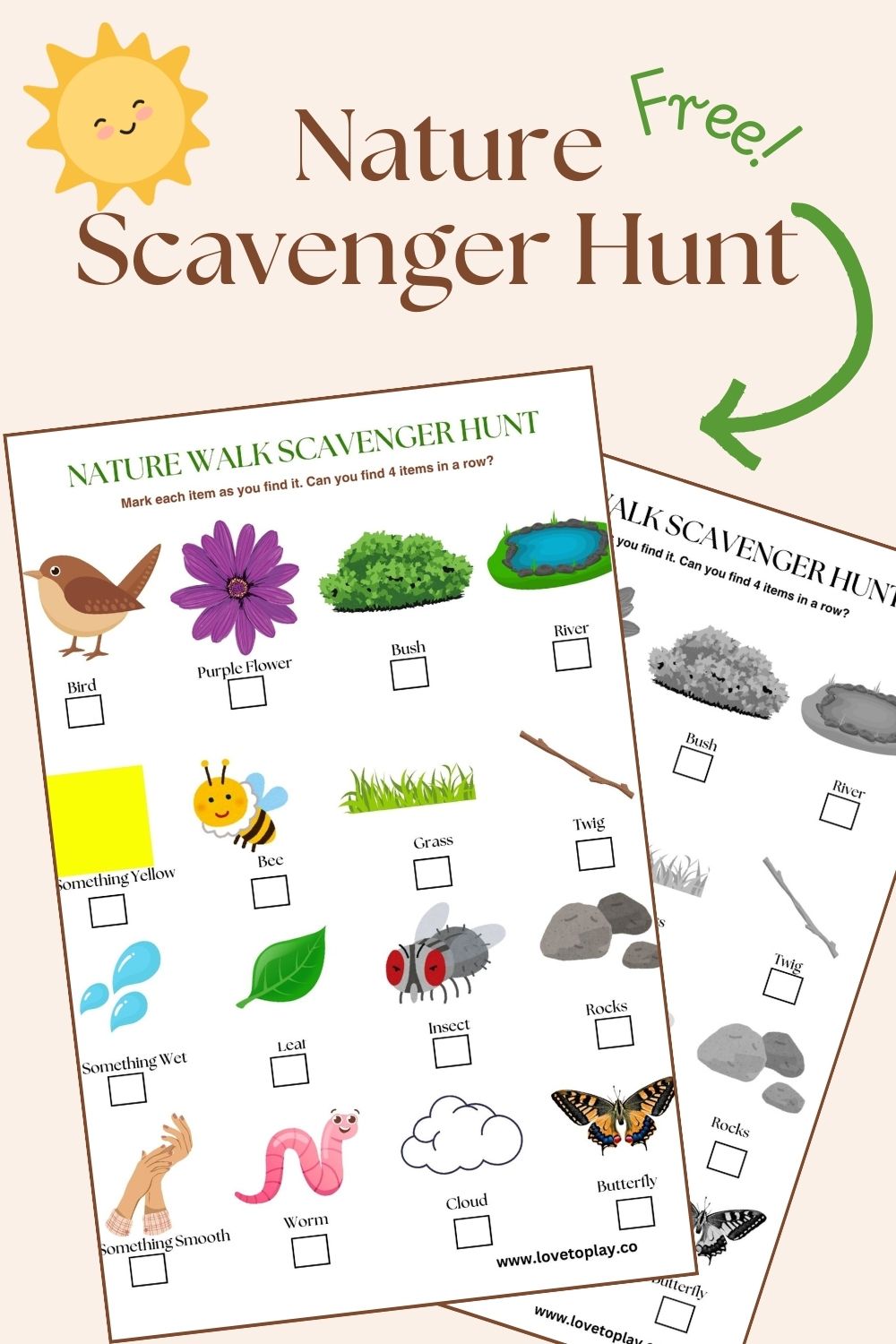 Free Printable: Nature Scavenger Hunt for Kids