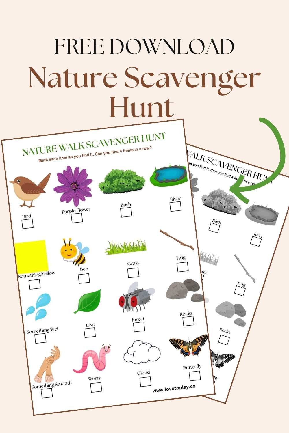 Nature Scavenger hunt