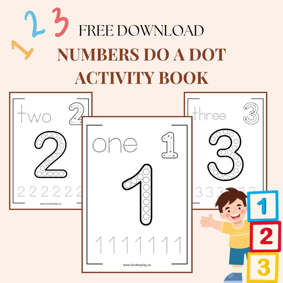 NUMBERS DO A DOT FREE ACTIVITY BOOK