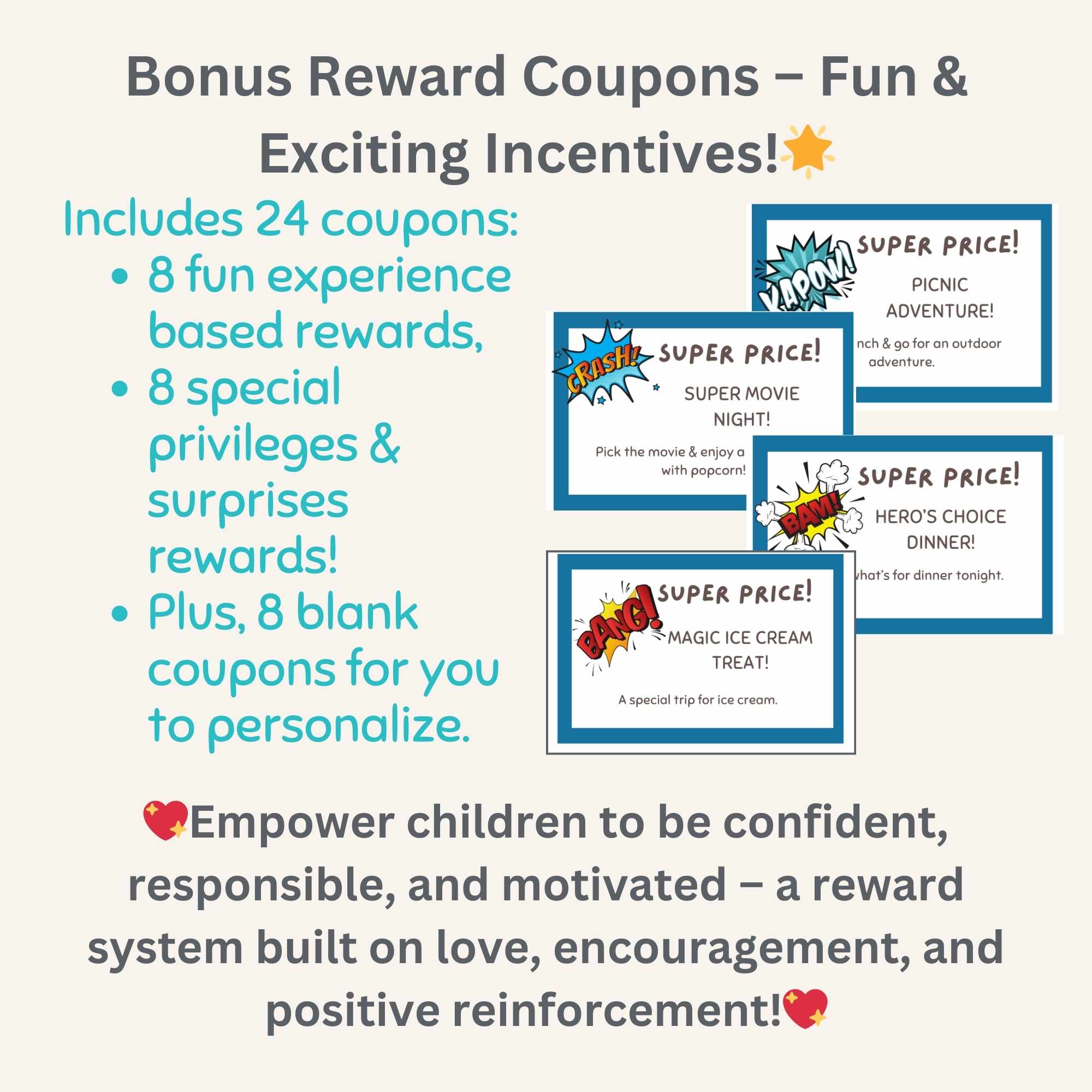 reward chart for positive parenting