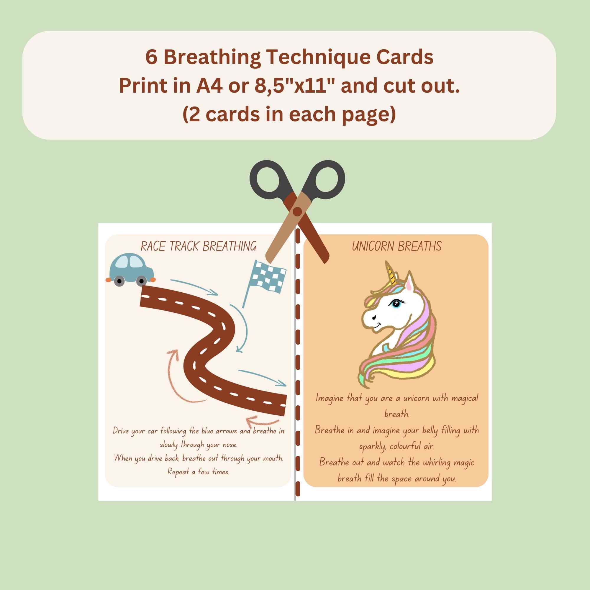 mindfulness cards for kids