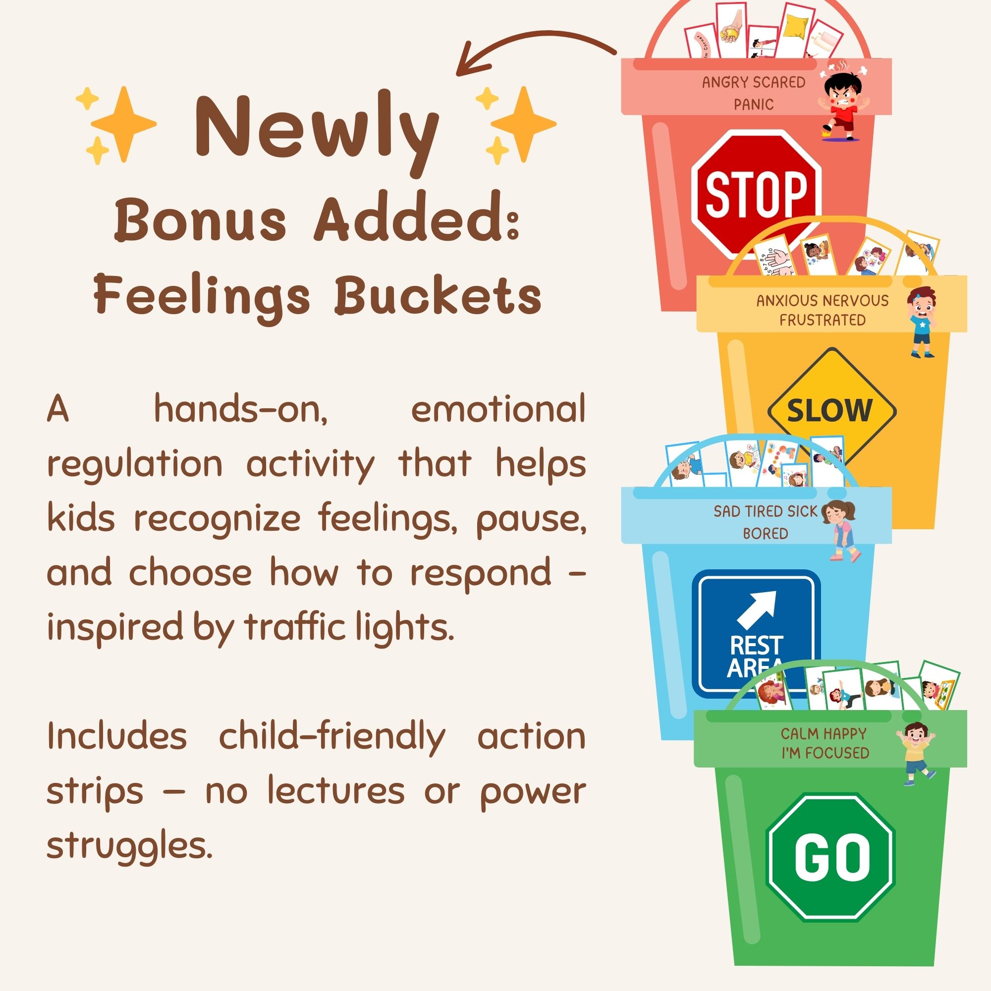 KIDS EMOTIONAL REGULATION PRINTABLE TOOLS