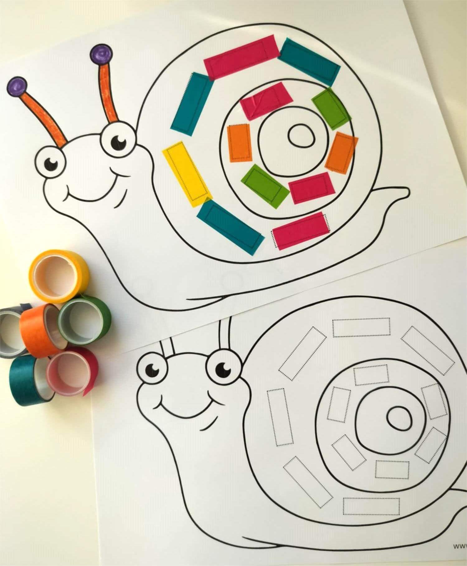 snail tape activity 