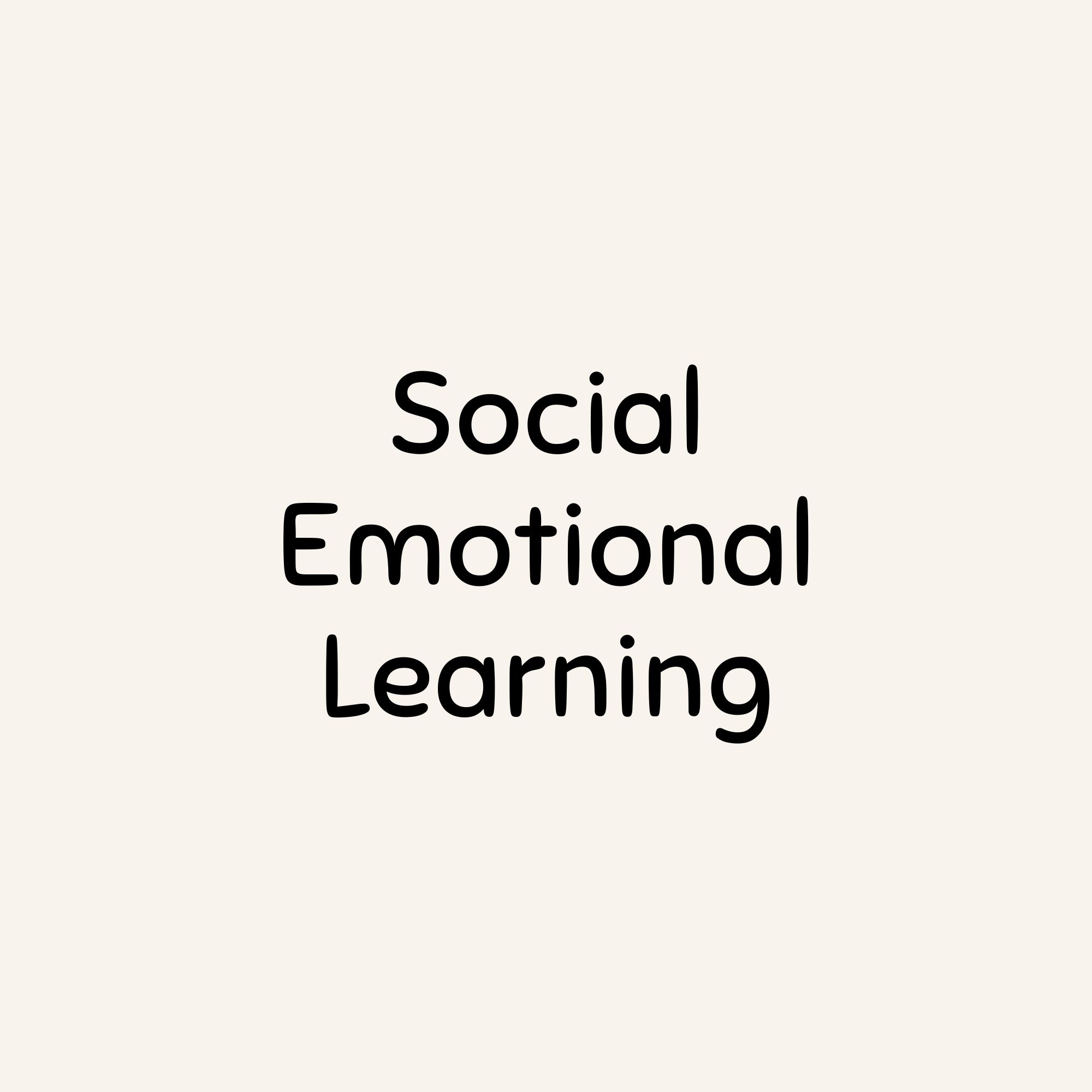 social emotional learning