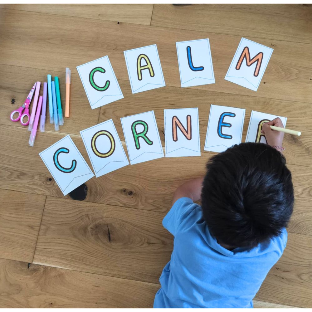 calm down corner for emotional intelligence