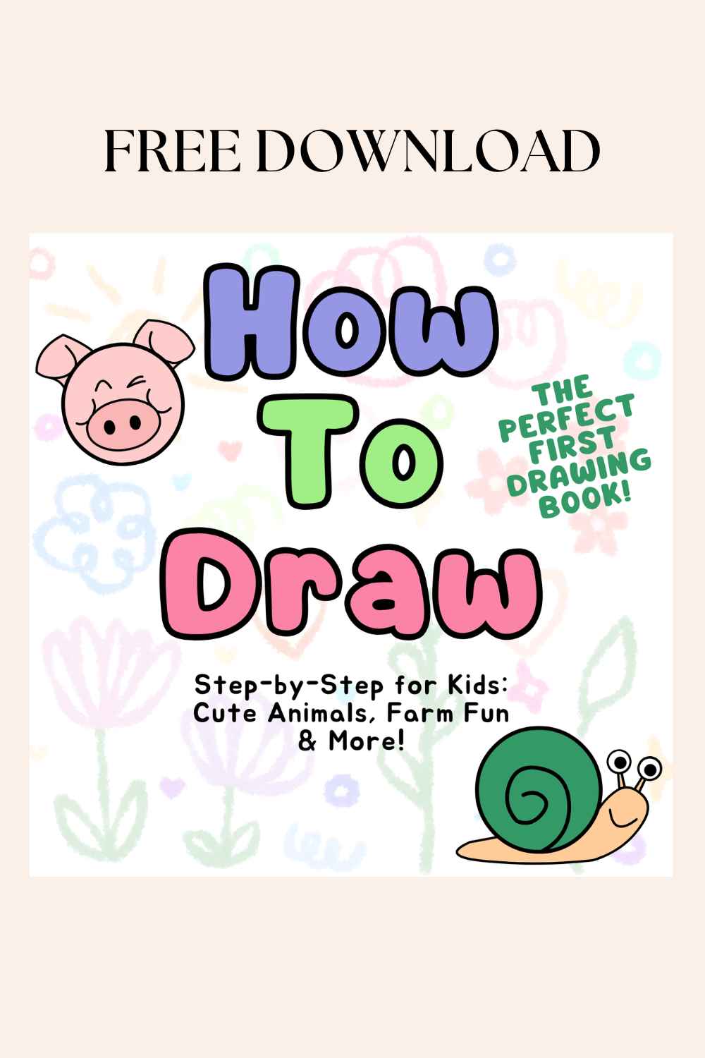 how to draw printable activity book