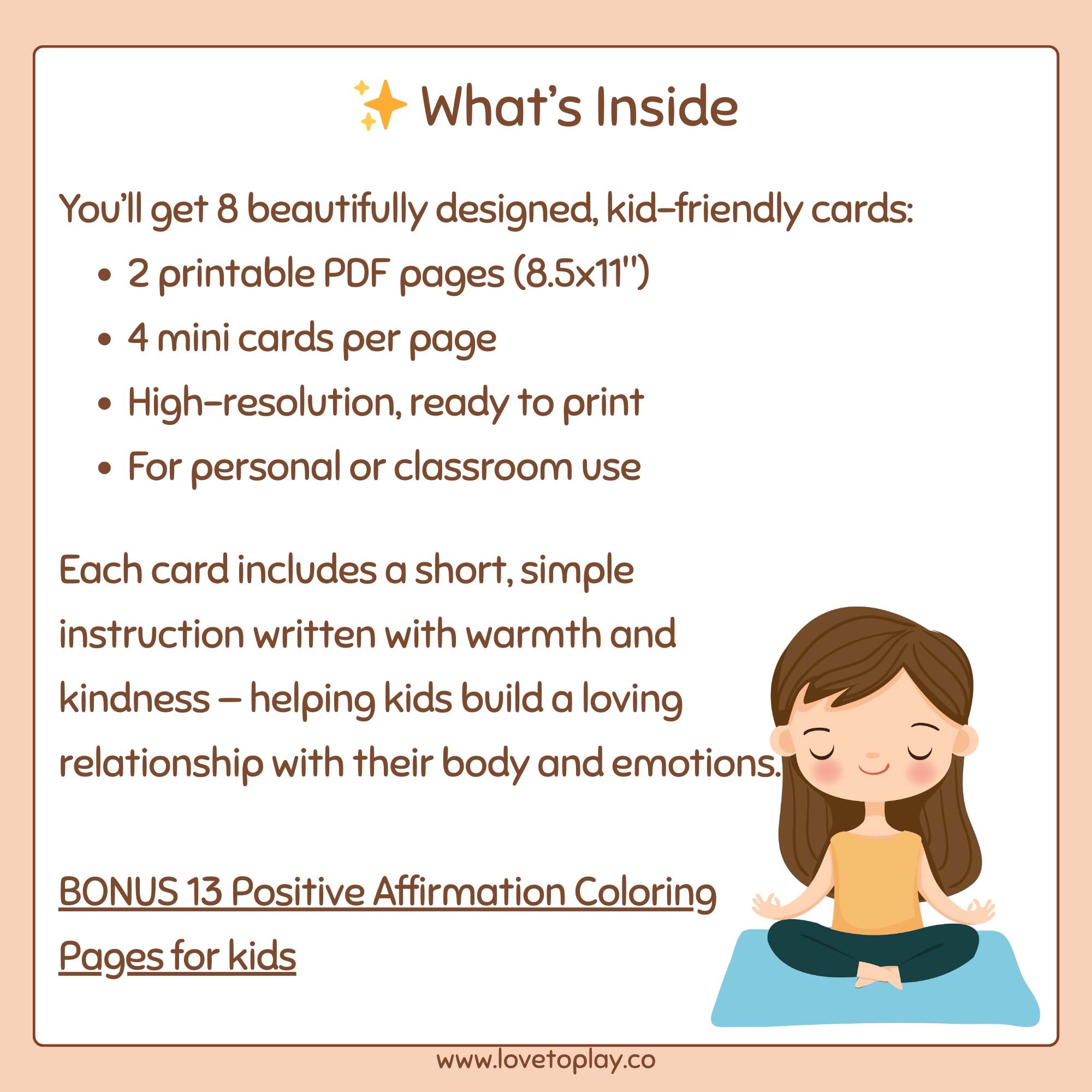 self regulation flashcards for kids