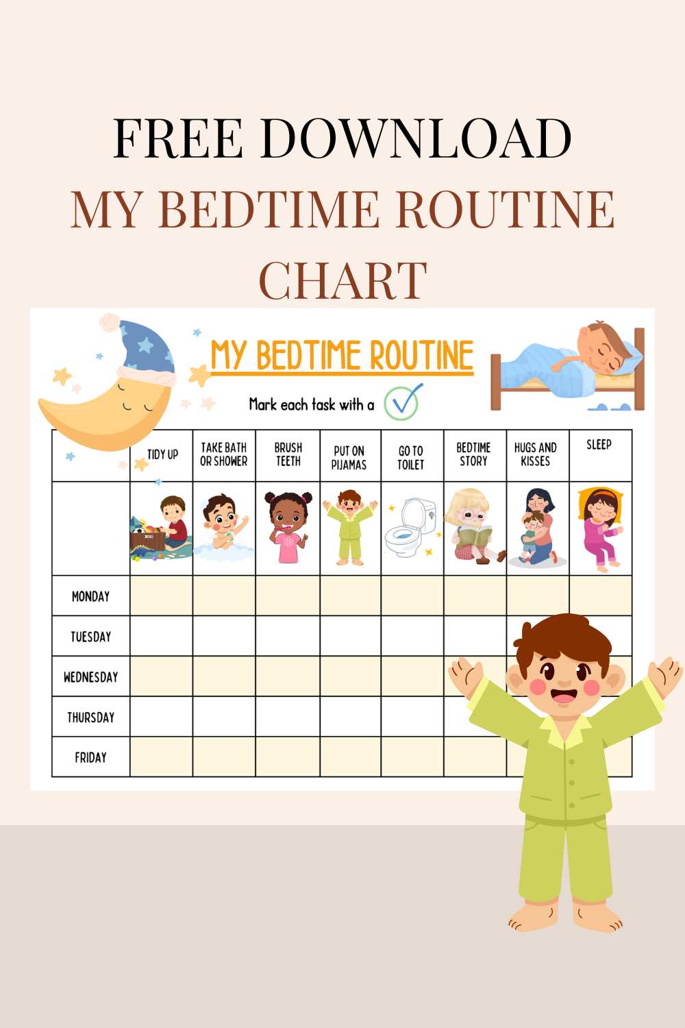 bedtime routine chart