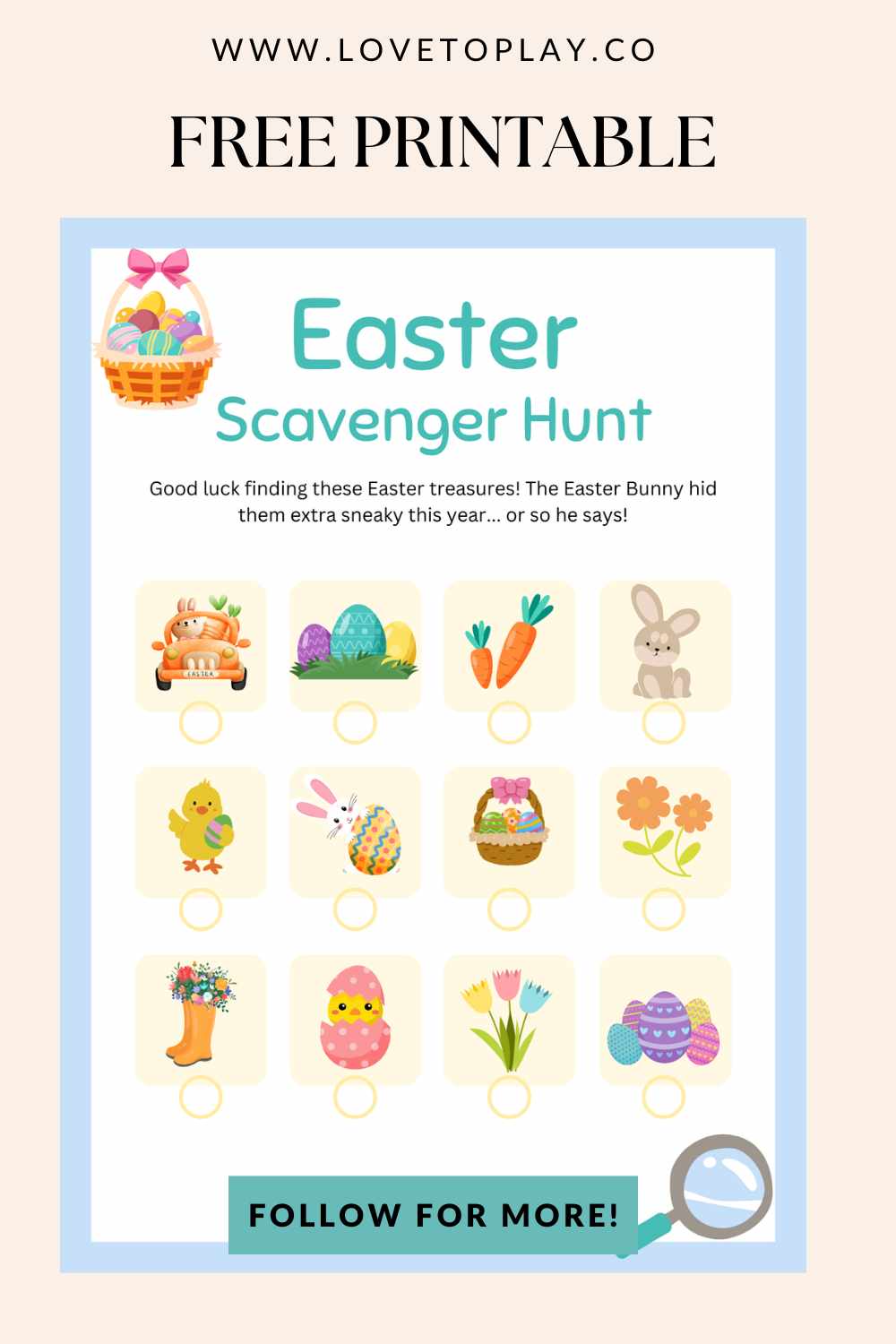 Easter Scavenger Hunt