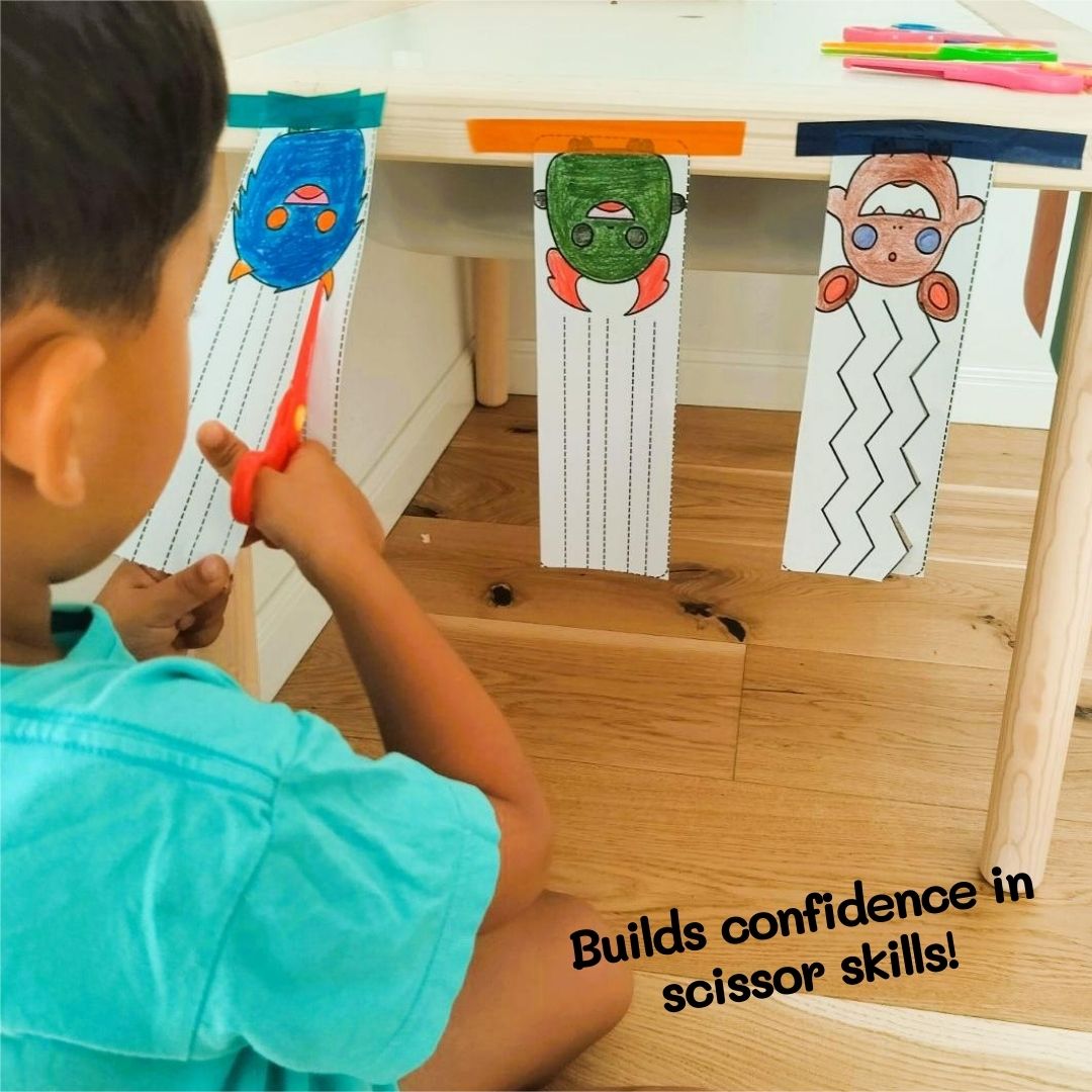 cutting activity free printable book