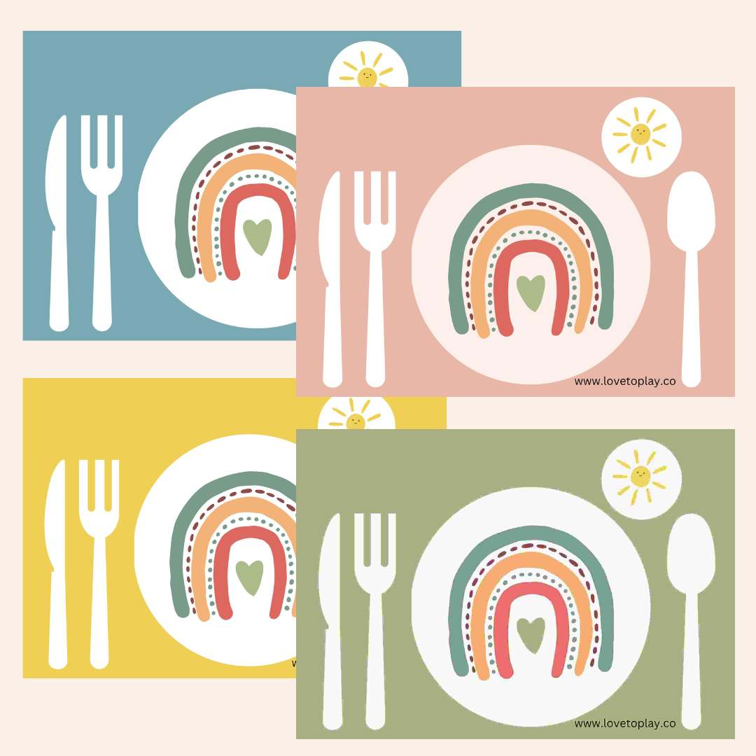 printable placemats for toddlers and preschoolers